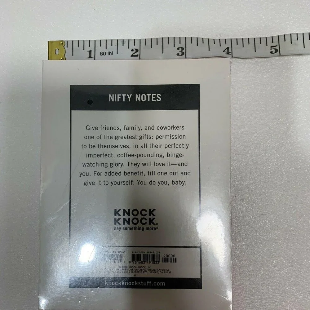 New Knock Knock You Do You Nifty‎ Note Fun Weird